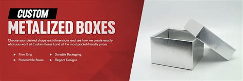 Custom Metalized Boxes at Wholesale Rates 